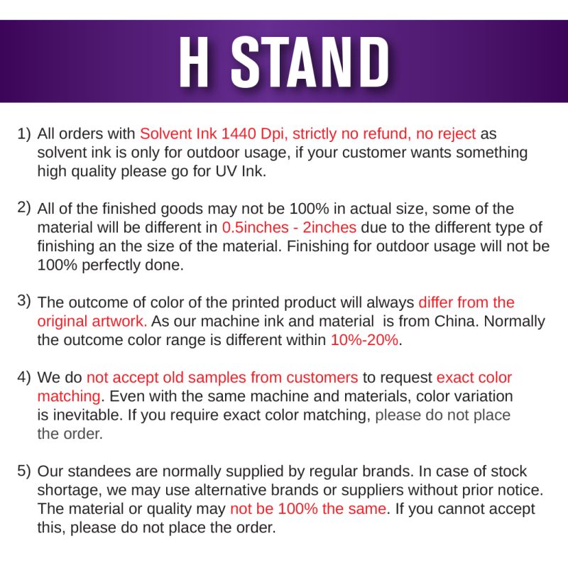 Display System - H Stand [Slanted]