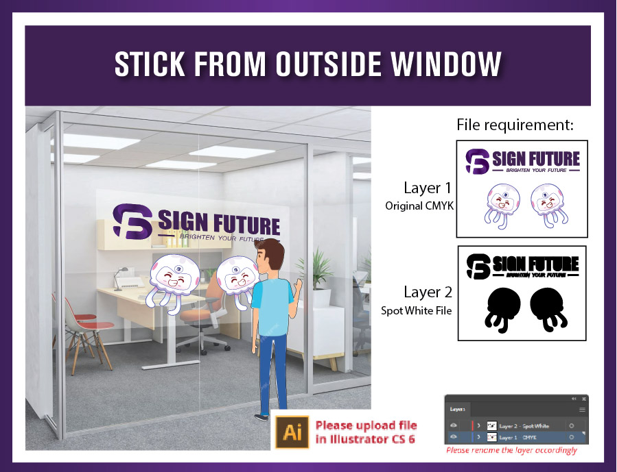 Stick from Outside Window