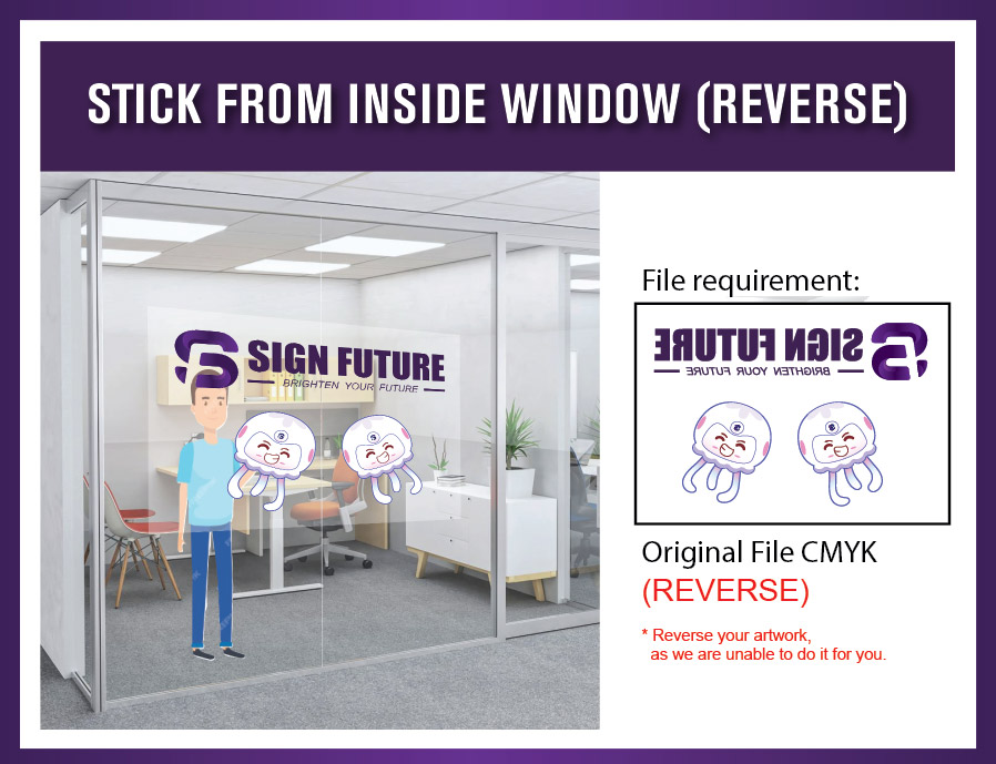 Stick from Inside Window (Reverse)