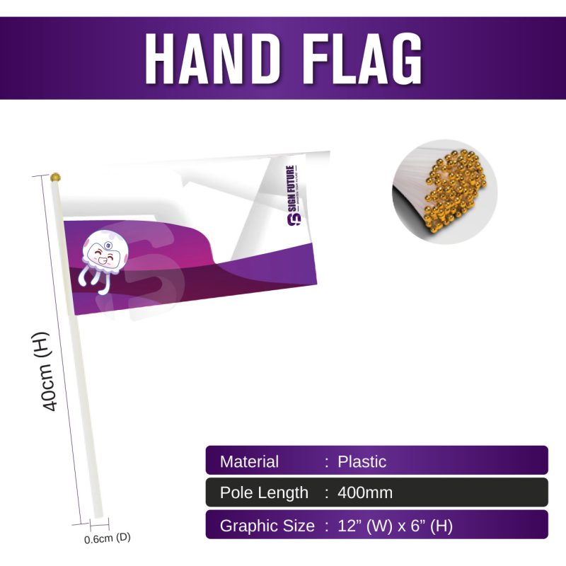 Fabric Display - Hand Flag