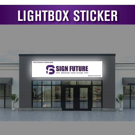 Inkjet Printing - Lightbox Sticker