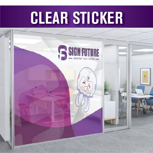 Inkjet Printing - Window Sticker - Clear Sticker