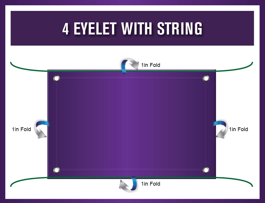 welded rope with eyelets