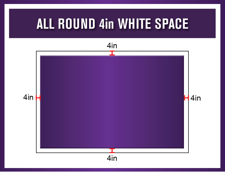All-round 4inch white space