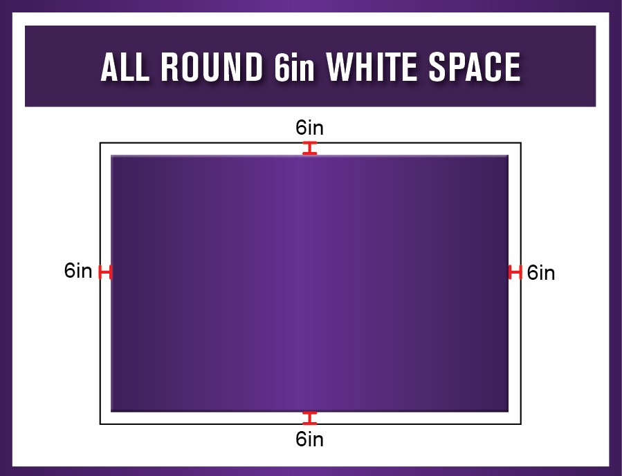 All-round 6inch white space