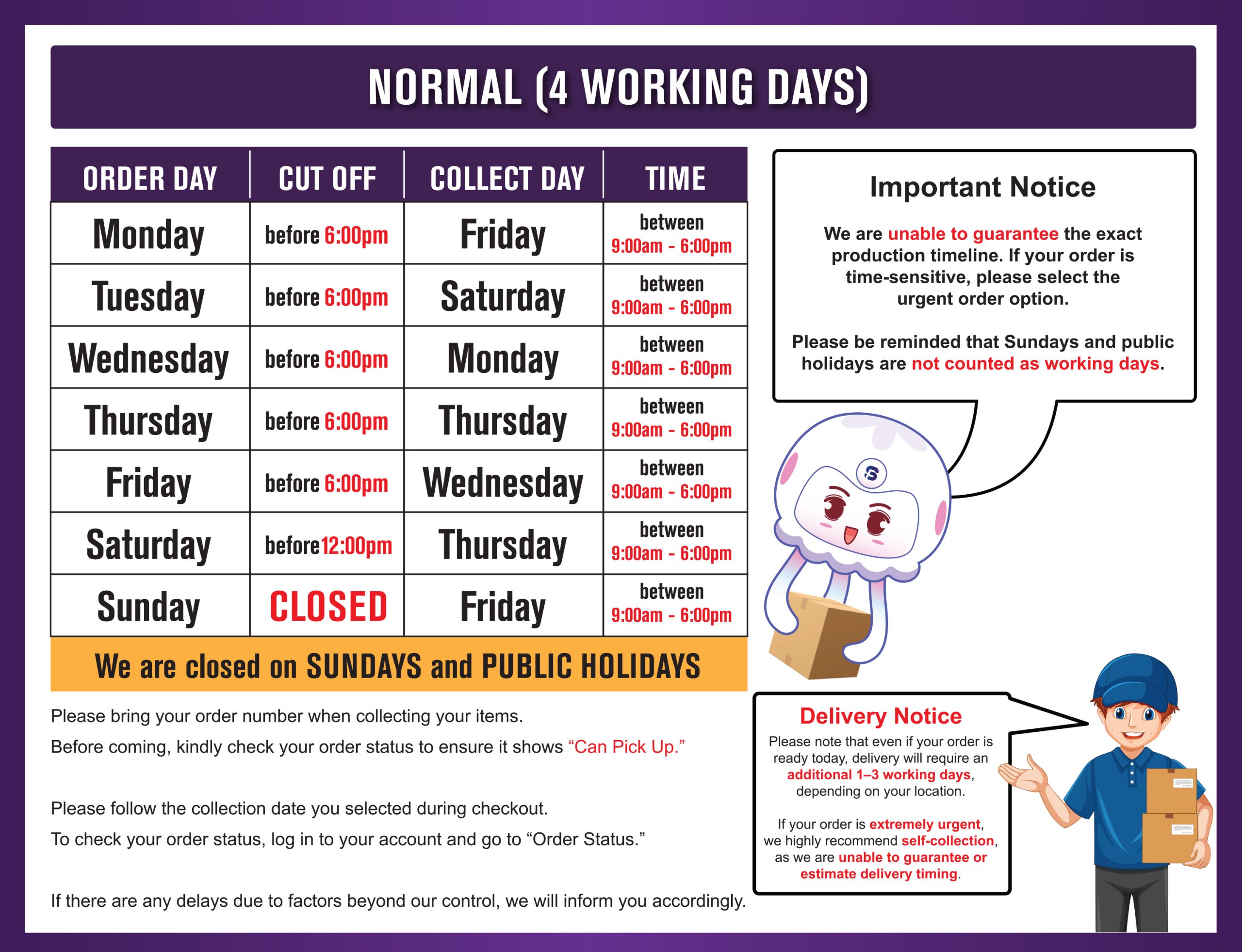 4 Working Days