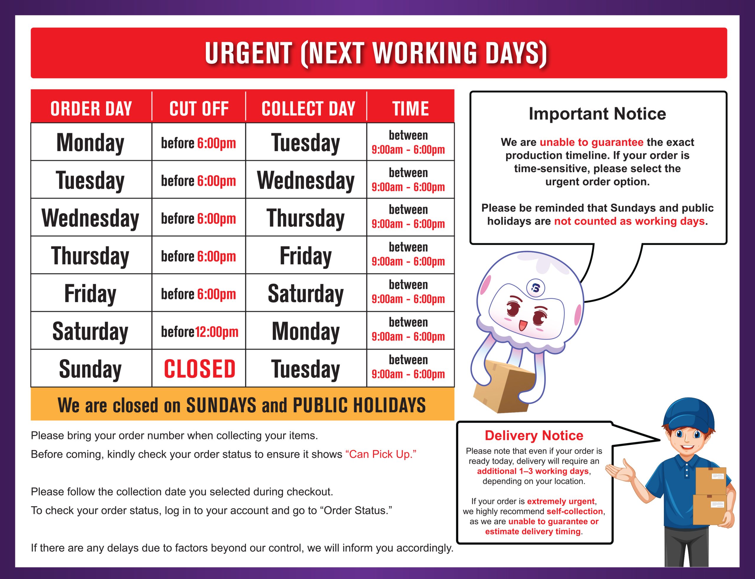 Next Working Day