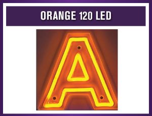 ORANGE 120 LED 100M