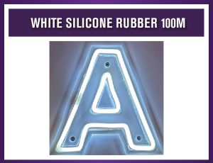 WHITE SILICONE RUBBER 100M