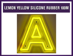 LEMON YELLOW SILICONE RUBBER 100M