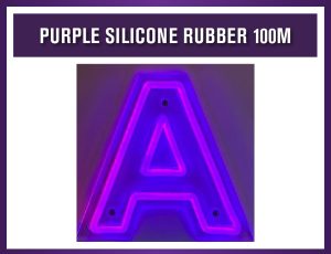 PURPLE SILICONE RUBBER 100M